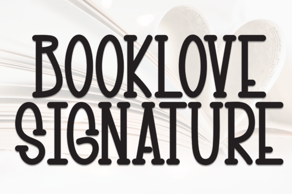 Booklove Signature Font - Featured Image