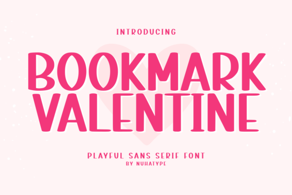 Bookmark Valentine Font - Featured Image