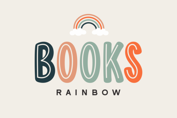 Books Rainbow Font - Featured Image