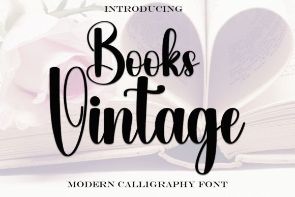 Books Vintage Font - Featured Image