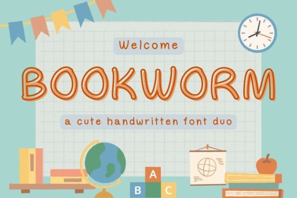 Bookworm Duo Font - Featured Image