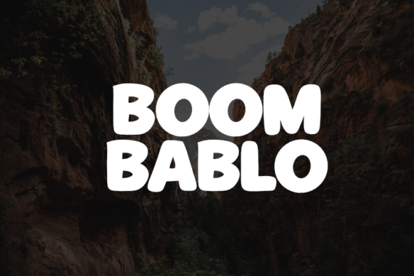 Boom Bablo Font - Featured Image