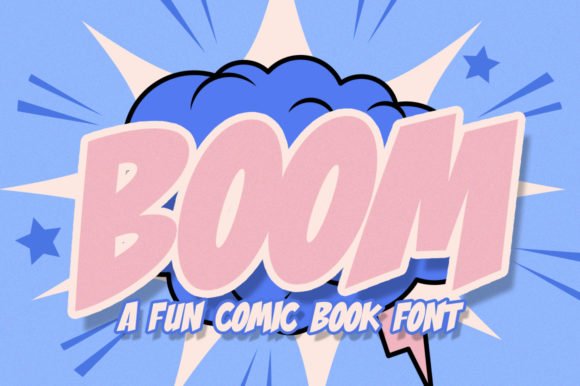 Boom Comic Font - Featured Image