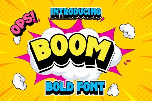Boom Pow Font - Featured Image