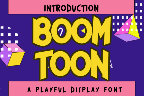 Boom Toon Font - Featured Image