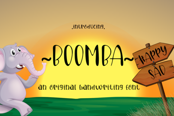 Boomba Font - Featured Image