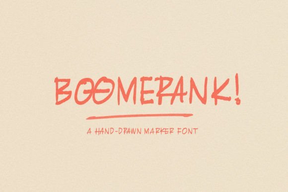 Boomerank Font - Featured Image