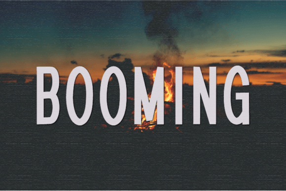 Booming Font - Featured Image