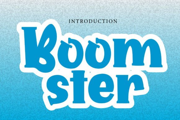 Boomster Font - Featured Image