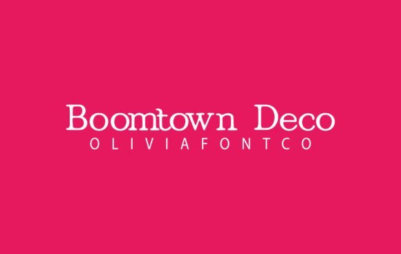 Boomtown Deco Font - Featured Image