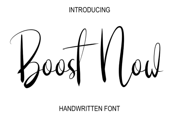 Boost Now Font - Featured Image