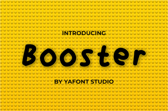 Booster Font - Featured Image