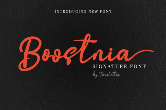 Boostnia Font - Featured Image