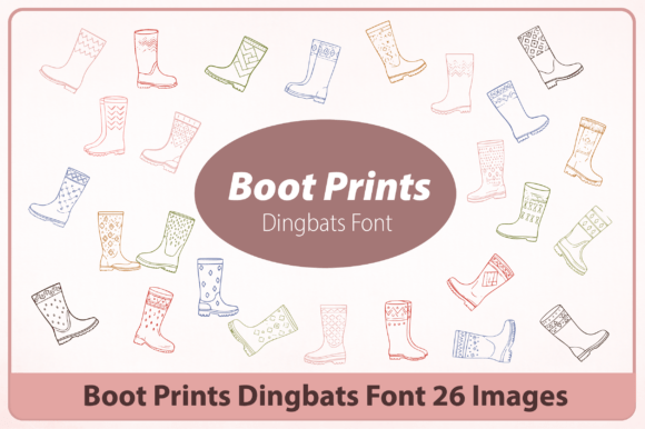 Boot Prints Font - Featured Image