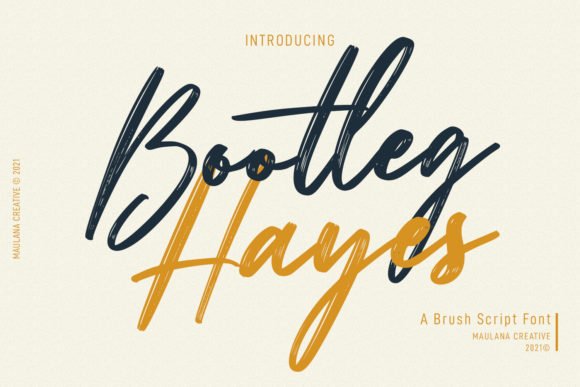 Bootleg Hayes Font - Featured Image