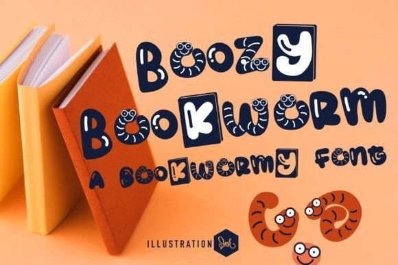Boozy Bookworm Font - Featured Image