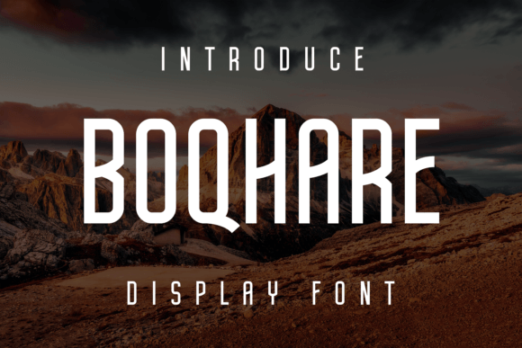 Boqhare Font - Featured Image