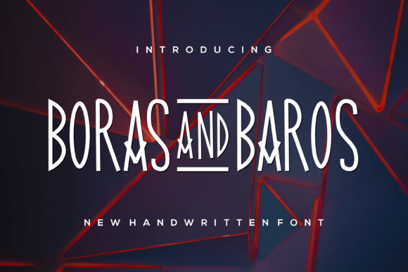 Borasandbaros Font - Featured Image