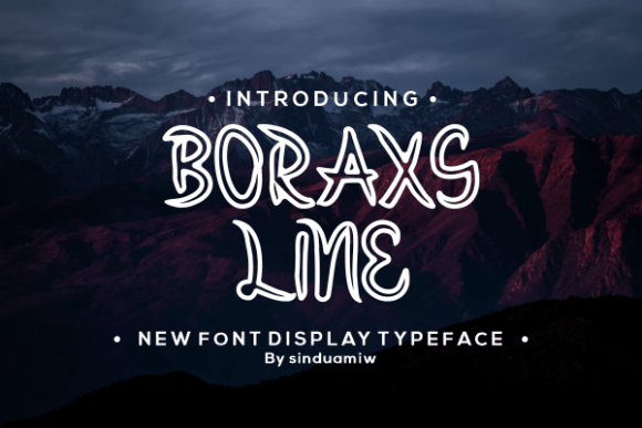Boraxs Line Font - Featured Image