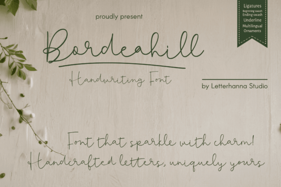 Bordeahill Font - Featured Image