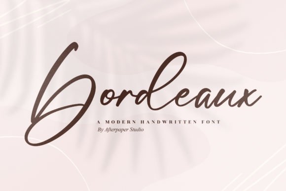 Bordeaux Font - Featured Image