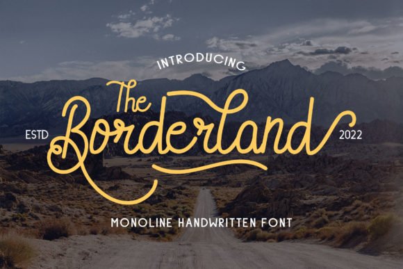 Borderland Font - Featured Image