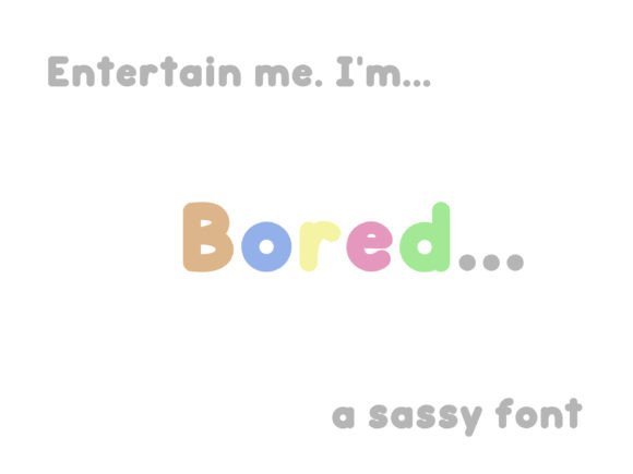 Bored Font - Featured Image