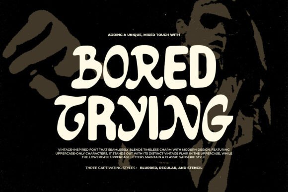 Bored Trying Font - Featured Image