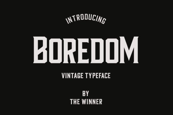 Boredom Font - Featured Image
