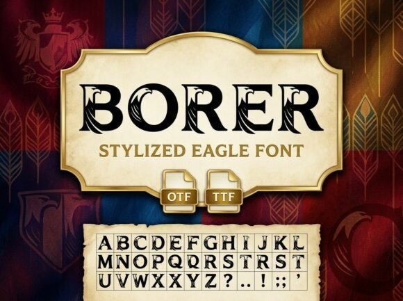 Borer Font - Featured Image