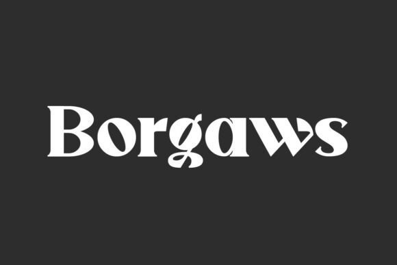 Borgaws Font - Featured Image