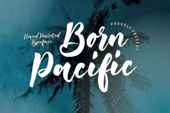 Born Pacific Font - Featured Image