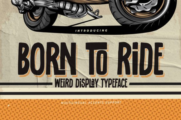 Born to Ride Font - Featured Image