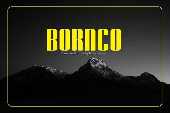 Bornco Font - Featured Image