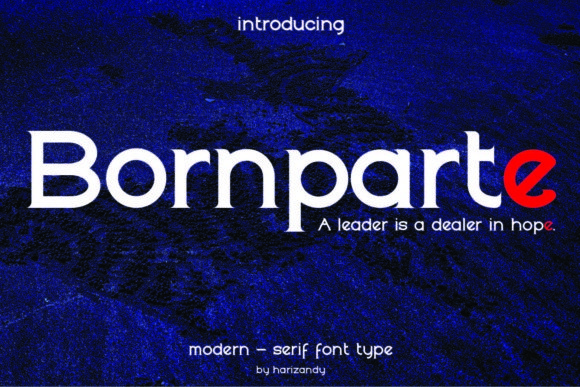 Bornparte Font - Featured Image