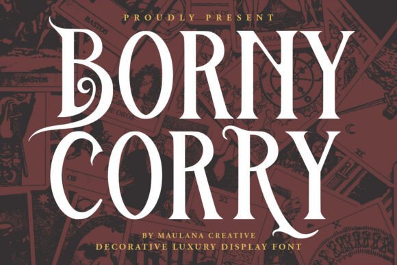 Borny Corry Font - Featured Image