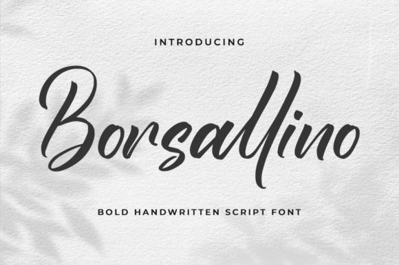 Borsallino Font - Featured Image