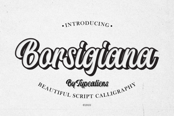 Borsigiana Font - Featured Image