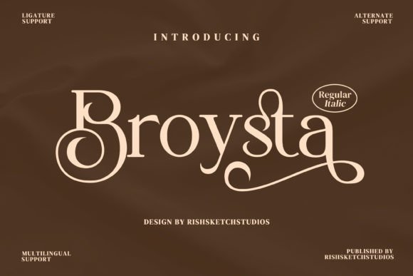 Borysta Font - Featured Image