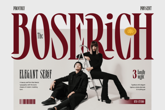 Boserich Font - Featured Image