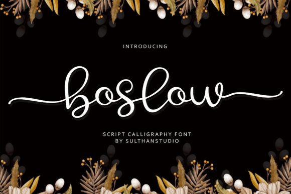 Boslow Font - Featured Image