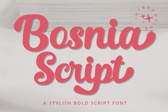 Bosnia Script Font - Featured Image