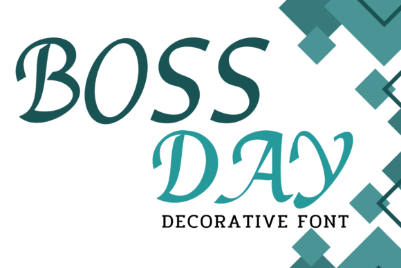 Boss Day Font - Featured Image