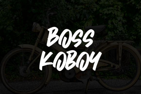 Boss Koboy Font - Featured Image