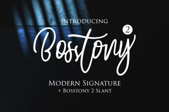 Bosstony 2 Font - Featured Image