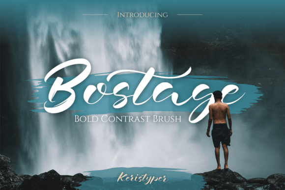 Bostage Font - Featured Image