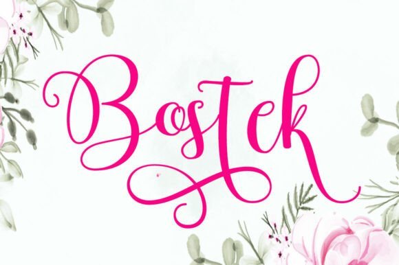 Bostek Font - Featured Image