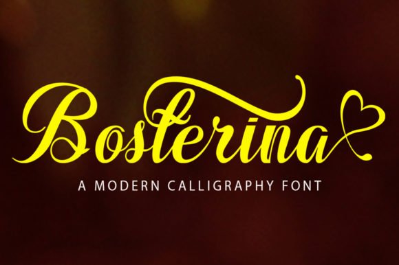 Bosterina Font - Featured Image