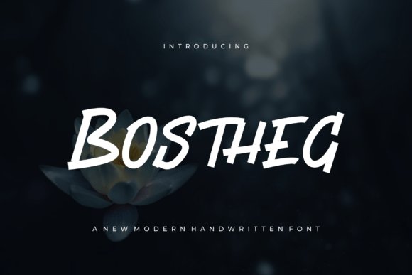 Bostheg Font - Featured Image