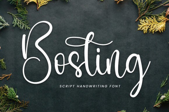 Bosting Font - Featured Image